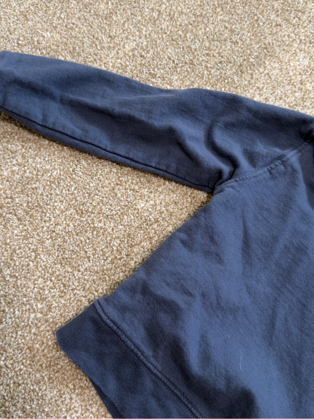 100% Cotton Embroidered Shark Hoodie Charleston Blue 2T - Picture 8 of 11
